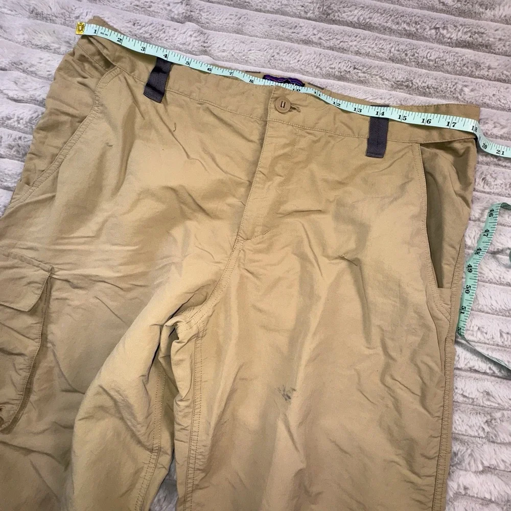 Patagonia Men XL GI III Zip Off Pants Shorts Retro Khaki Convertible 36x31 Cargo